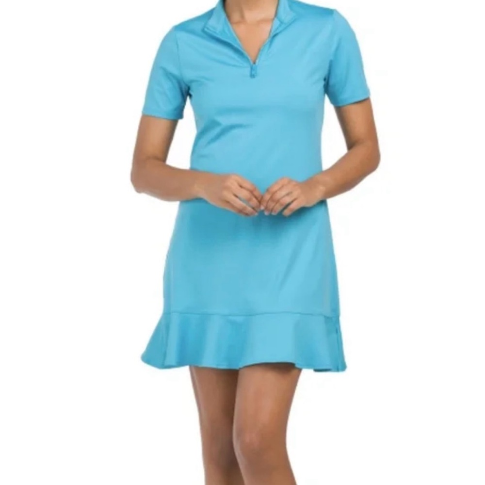 Tommy Bahama golf women dress teal color Sz. M